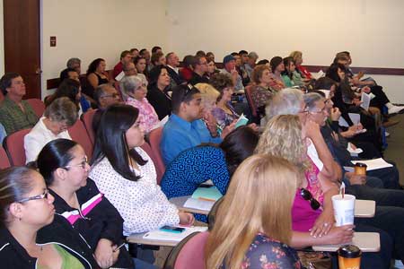 photo of first session audience